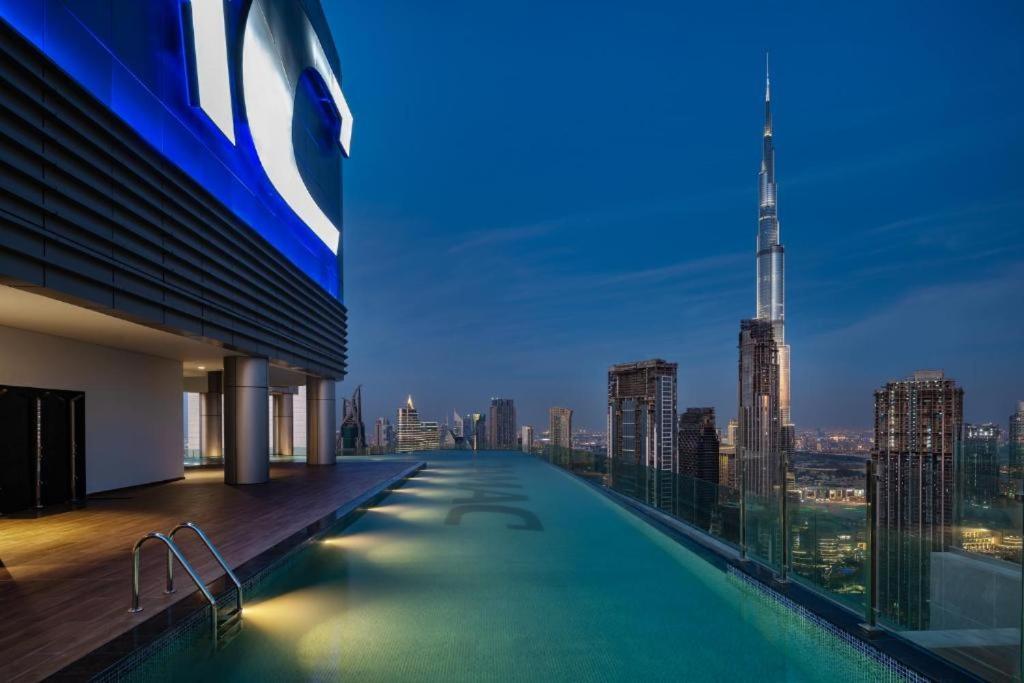 Paramount Midtown -Stunning 2 Bedroom Apt With Burj-Khalifa View Dubai Exterior photo